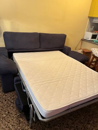 Sofá Cama Sistema Italiano Azul