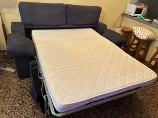 Sofá Cama Sistema Italiano Azul