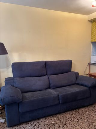 Sofá Cama Sistema Italiano Azul