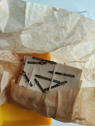 lote de punteros para relojes de sobremesa