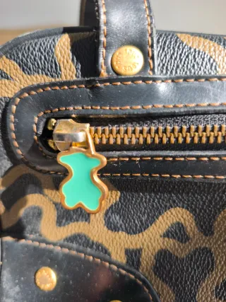 Bolso Tous Kaos Negro y Dorado