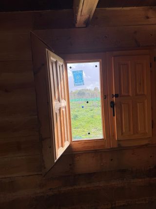 Casa de madera rústica