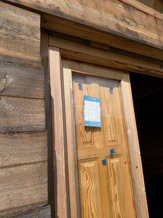 Casa de madera rústica