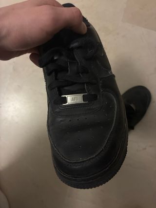 Nike Air Force 1 Negras Talla 38