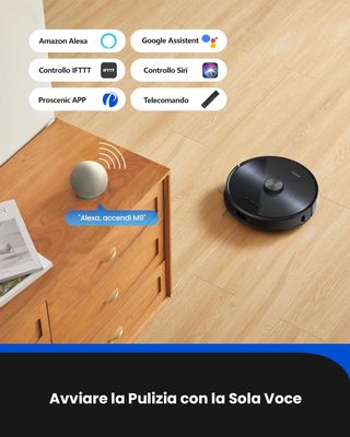 Proscenic M9 Robot Aspirapolvere e Lavapavimenti, Funzionante