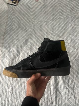 Botas Nike Blazer Mid Originales Negro Amarillo