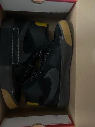 Botas Nike Blazer Mid Originales Negro Amarillo