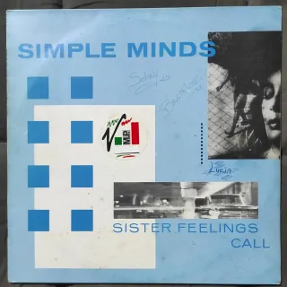 Simple Minds, lotto dischi tre vinili LP