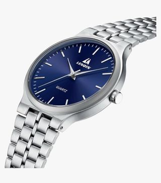 Reloj Lendin Hombre Azul y Plateado