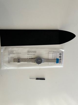 Reloj Lendin Hombre Azul y Plateado