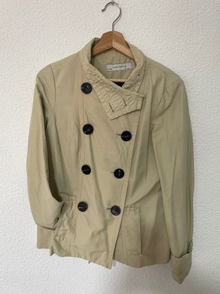 Gabardina Zara Basic Talla M