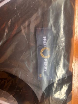 Polo Fred Perry Negro Talla XS