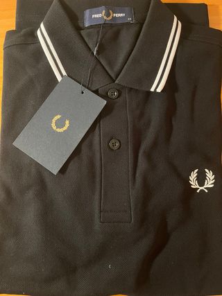 Polo Fred Perry Negro Talla XS