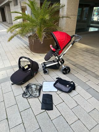 Carrito Jané rider  3 en 1 con accesorios