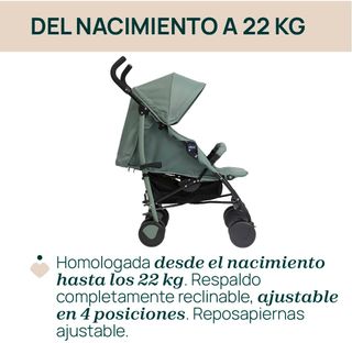 Chicco Echo Lite, Silla de Paseo Bebé Ligera, 0+ M