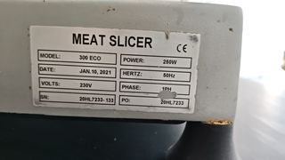 Cortadora de fiambre profesional