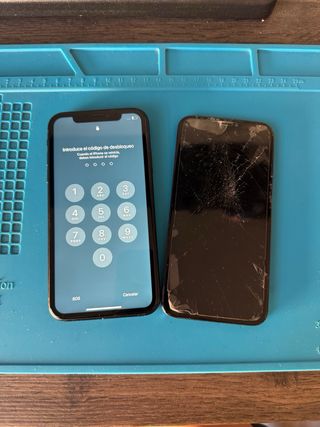 Cambio reparación pantalla iphone 11