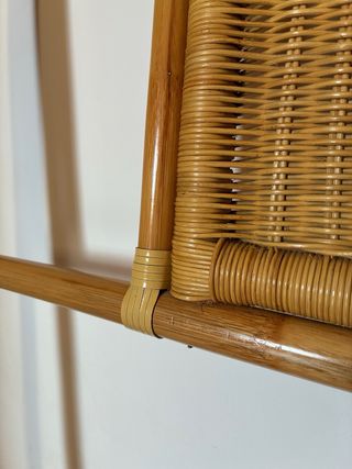 Cabeceros de cama de caña y ratán natural