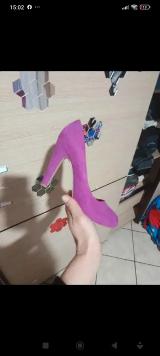 Décolleté fucsia tacco 38