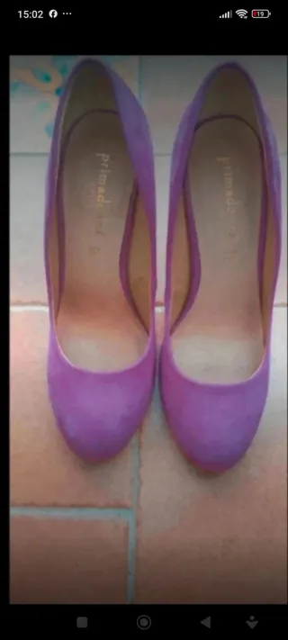 Décolleté fucsia tacco 38