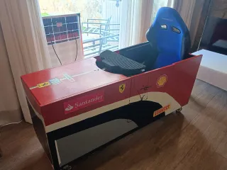 Silla gamer madera volante Ferrari