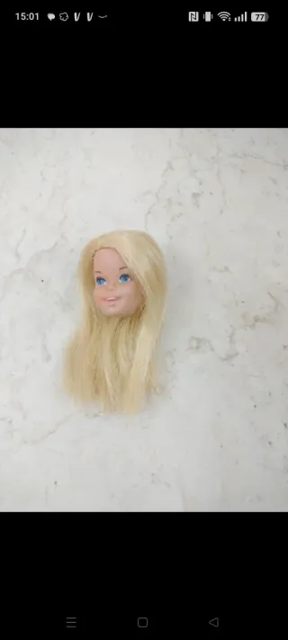 Testa Barbie Francie Malibu Korea 1966