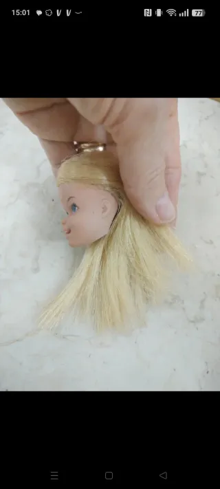 Testa Barbie Francie Malibu Korea 1966