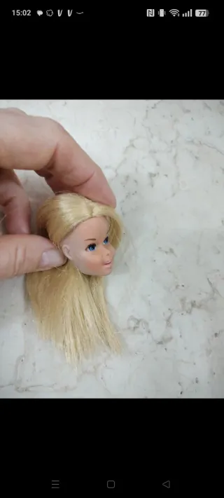 Testa Barbie Francie Malibu Korea 1966