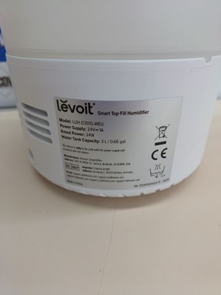 Humidificador LEVOIT 3L Bebés Top-Fill Silencioso