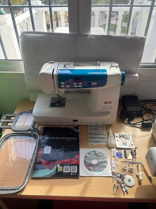 OPORTUNIDAD!!Máquina coser y bordar Alfa Dúo
