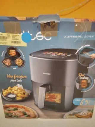 Cecofry & Grill Duoheat Cecotec Nueva