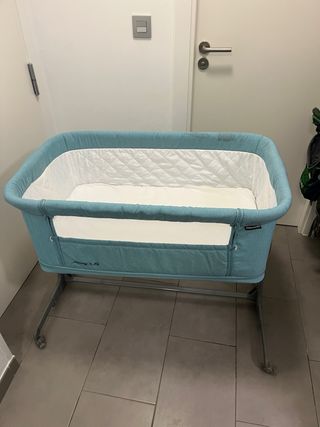 Minicuna colecho + parque infantil