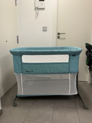 Minicuna colecho + parque infantil