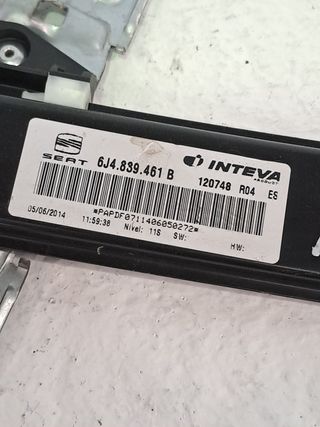 ELEVALUNAS TRASERO IZQUIERDO SEAT IBIZA IV (6J5, 6P1)