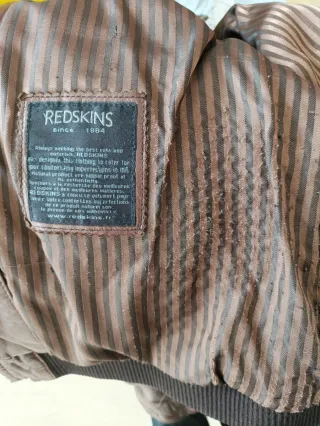 Bomber Cuero Auténtico Redskins S Medidas indicada