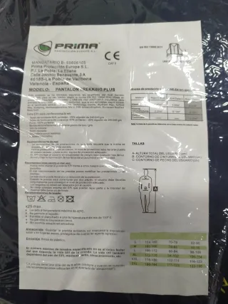 Lote 2 Pantalones Trabajo Talla XXL.