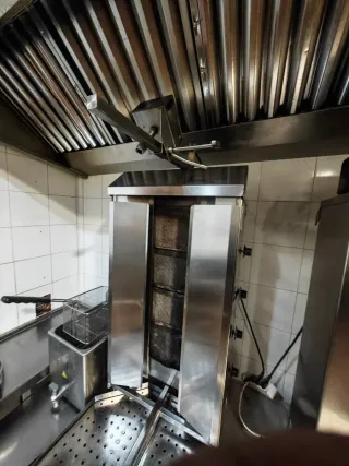 Lote 2 Máquinas Kebab Acero Inoxidable