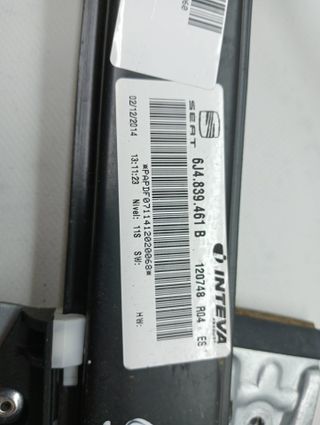 ELEVALUNAS TRASERO IZQUIERDO SEAT IBIZA (6P1)