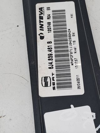 ELEVALUNAS TRASERO IZQUIERDO SEAT IBIZA SC (6J1)