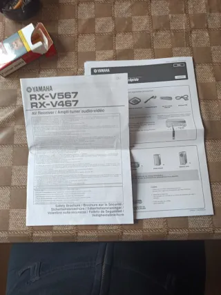 Amplificador Yamaha RX-V467 Negro
