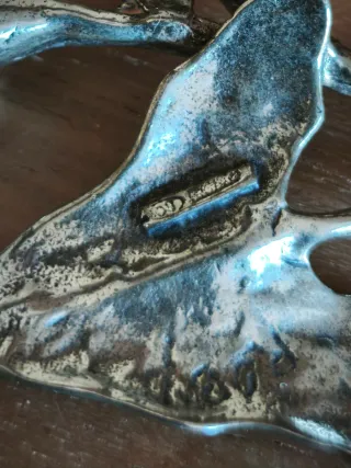 Flor de cala en plata