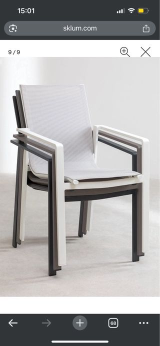 Set de Mesa de Jardín Extensible + 8 sillas