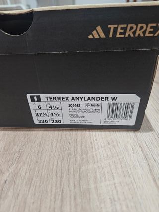 Zapatillas Adidas Terrex Moradas Talla 37.5