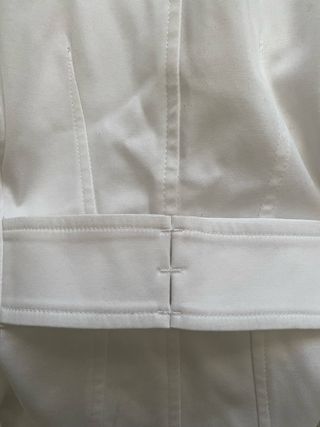 Giacca Blazer Bianca Vintage Smanicata con Cintura