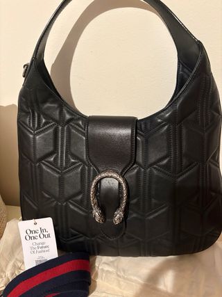 Borsa Gucci Dionysus Hobo Pelle Nera