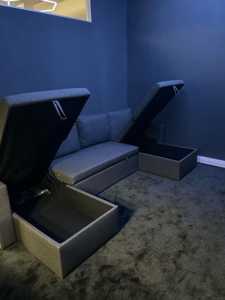 Sofá Cama Gris 280cm