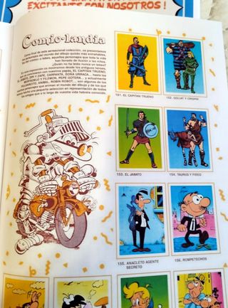 Álbum cromos SUPER FESTIVAL dibuj animado Facsímil