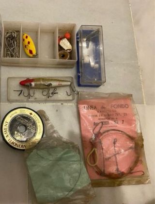 Lote 4 carretes pesca Daiwa y