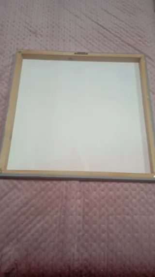 Dipinto su tela fiore rilievo oro e argento