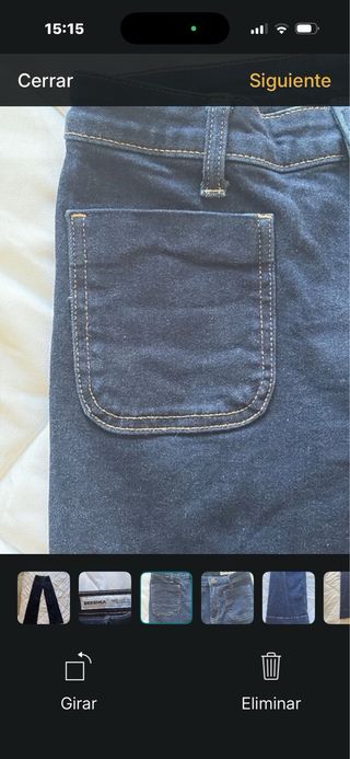 Tejanos campana Bershka talla S